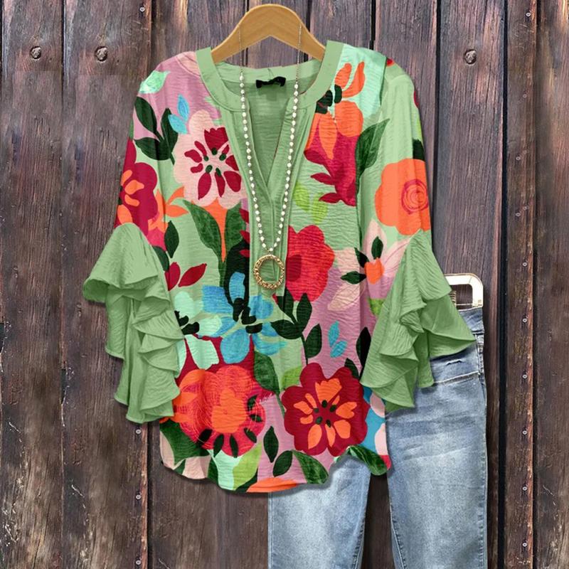 EVELYN – VINTAGE RUFFLE TOP