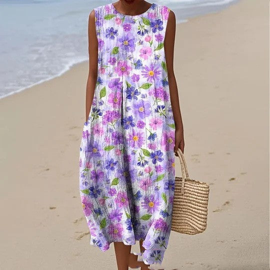 VERENA – LAVENDER MEADOW DRESS