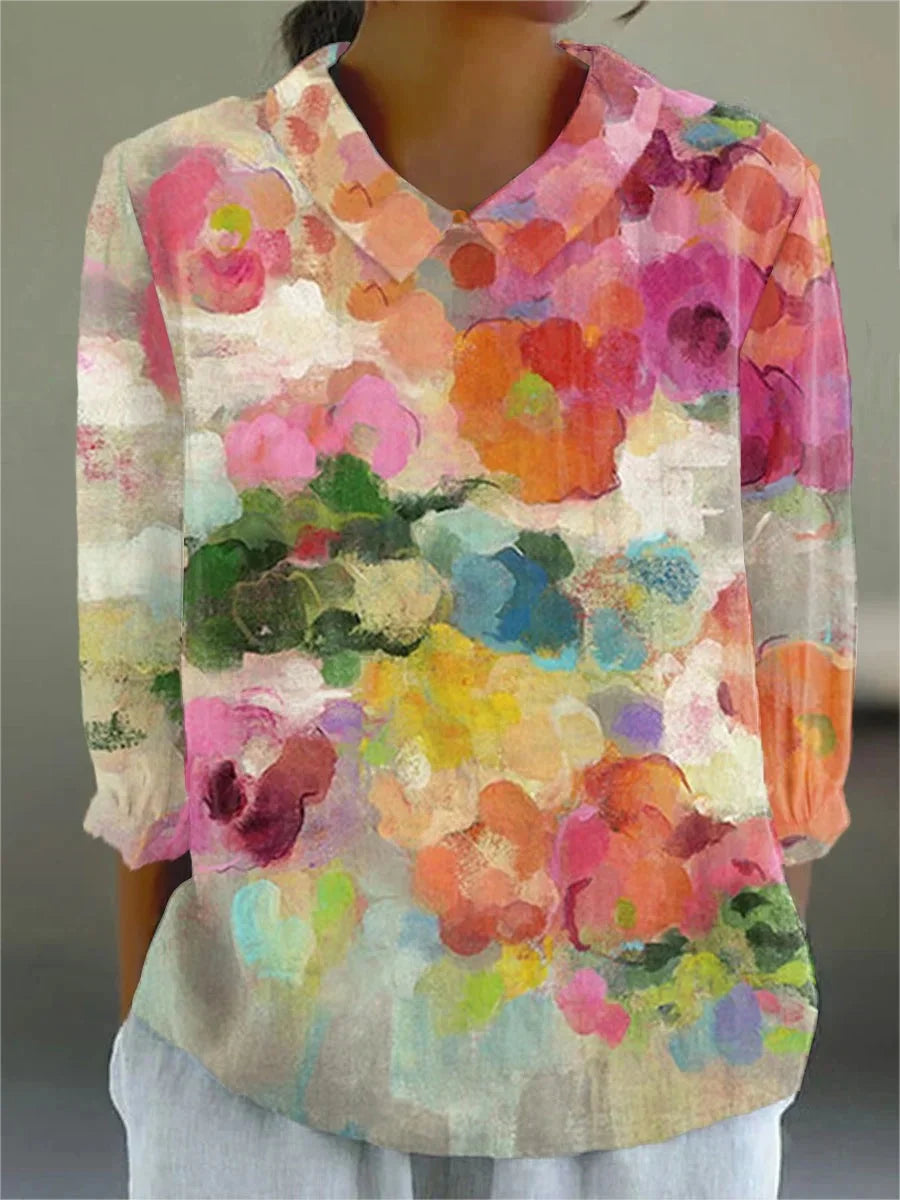 JULIETTE – VINTAGE COLORFUL BLOUSE