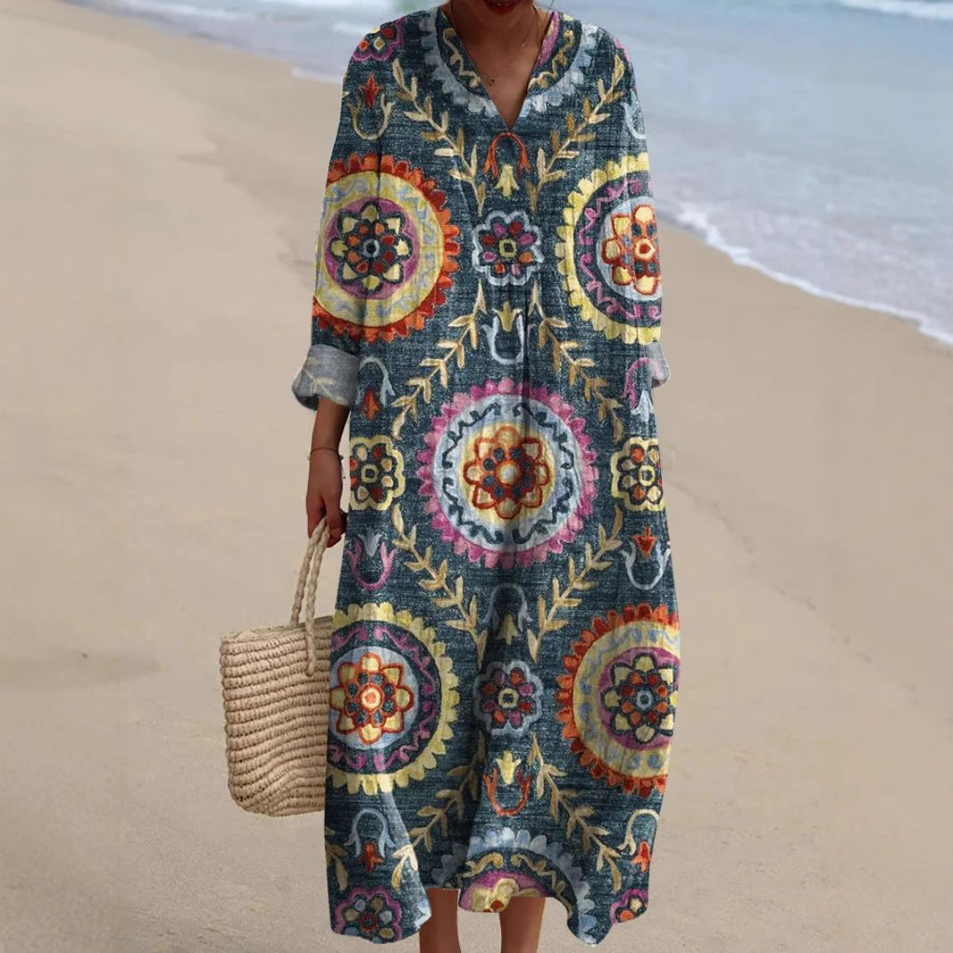 ZARIA – ETHNIC BOHO DRESS