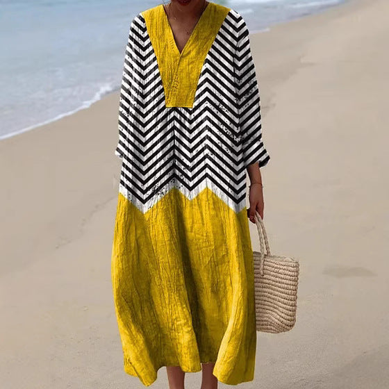 BLAIR – ZIGZAG SUNSET DRESS