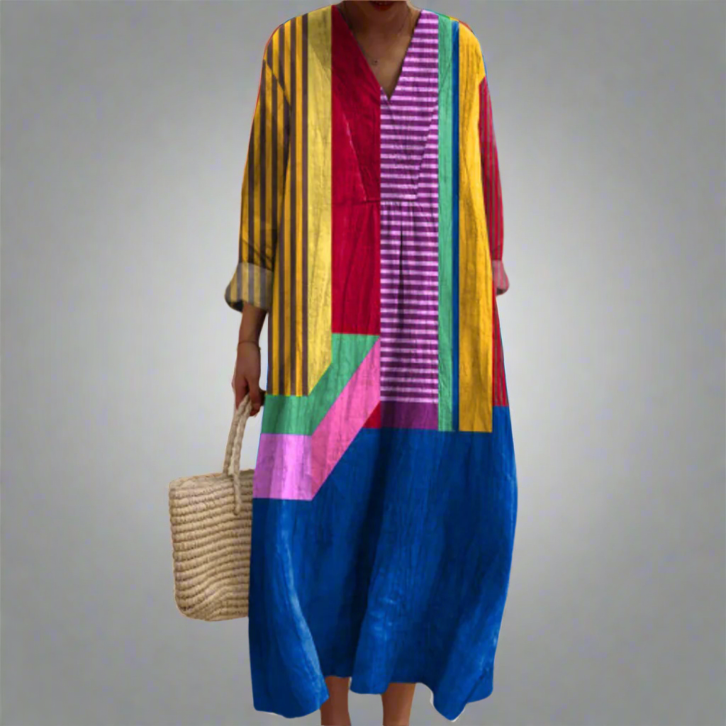 VICTORIA – RADIANT PATCH DRESS