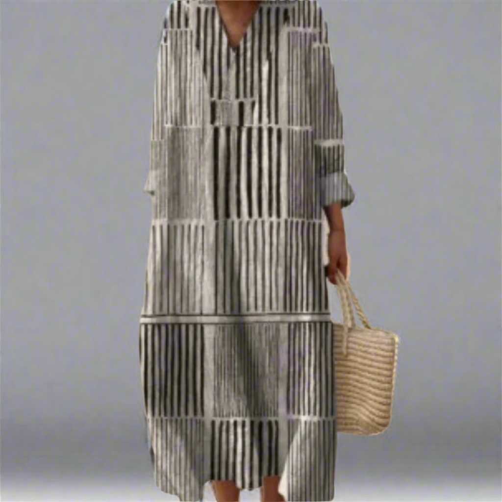 HAZIEL – LINEAR LUXE DRESS