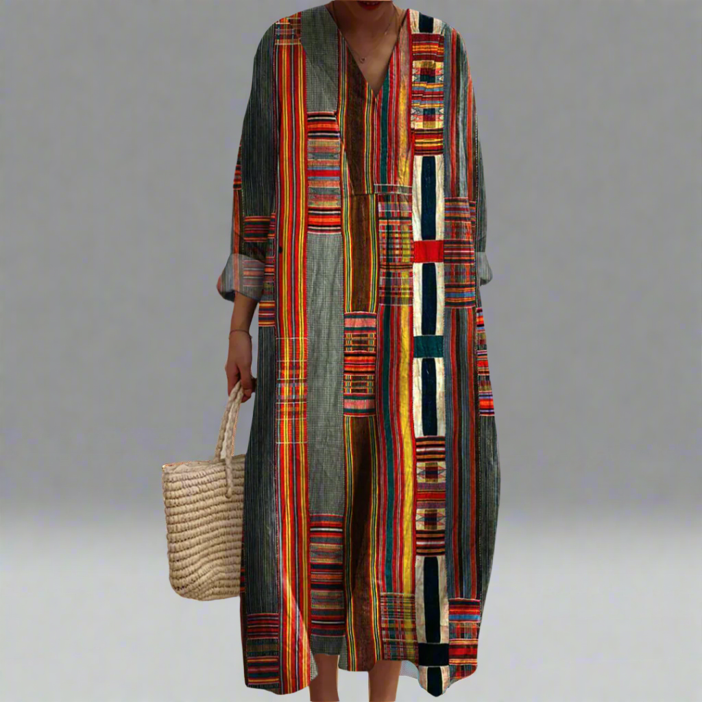 GRACEY – VIBRANT HERITAGE DRESS