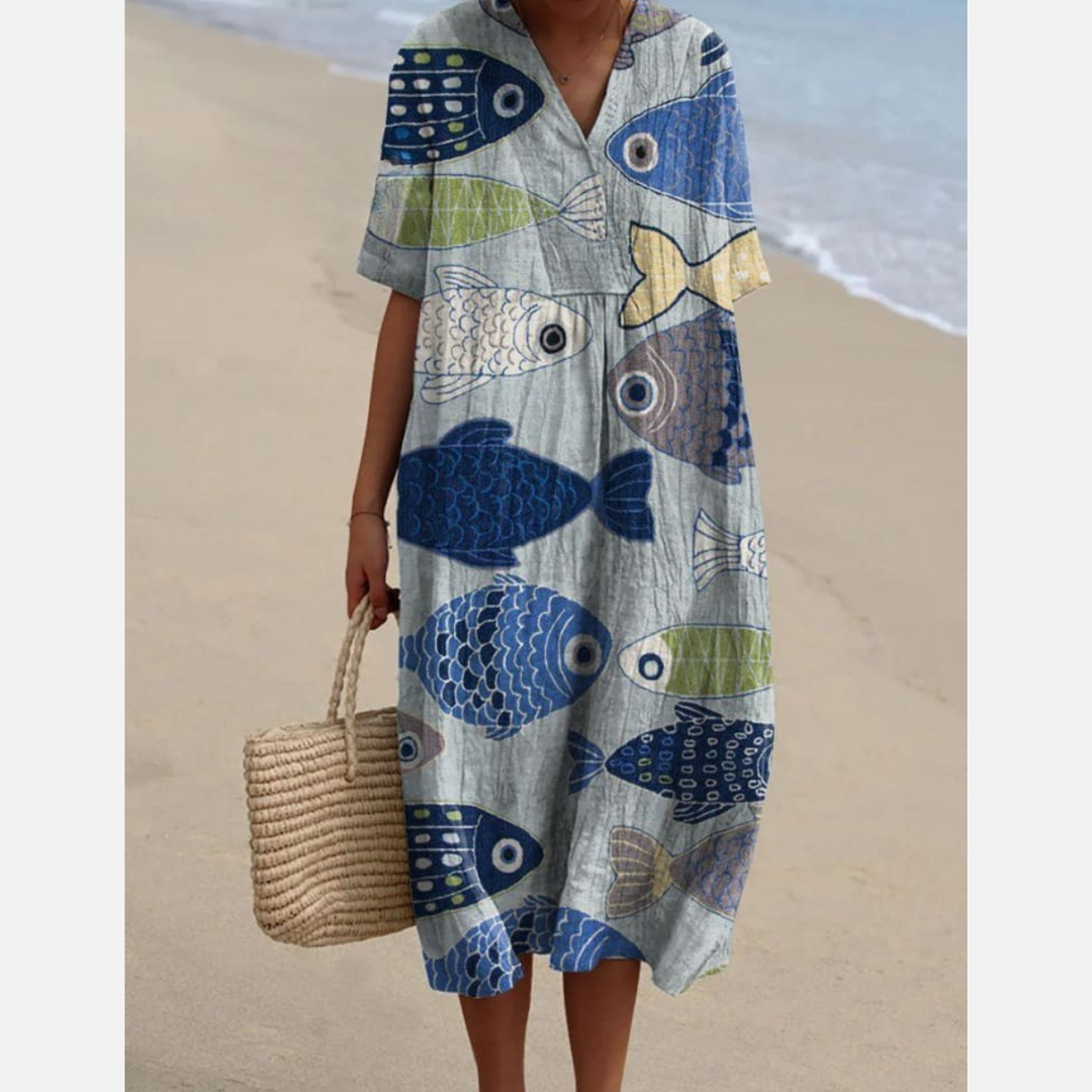 MARINA – OCEAN WHIMSY DRESS