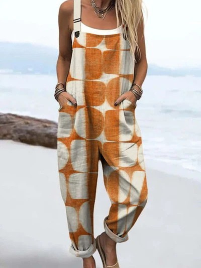 DARBY – RETRO CHECKS JUMPSUIT