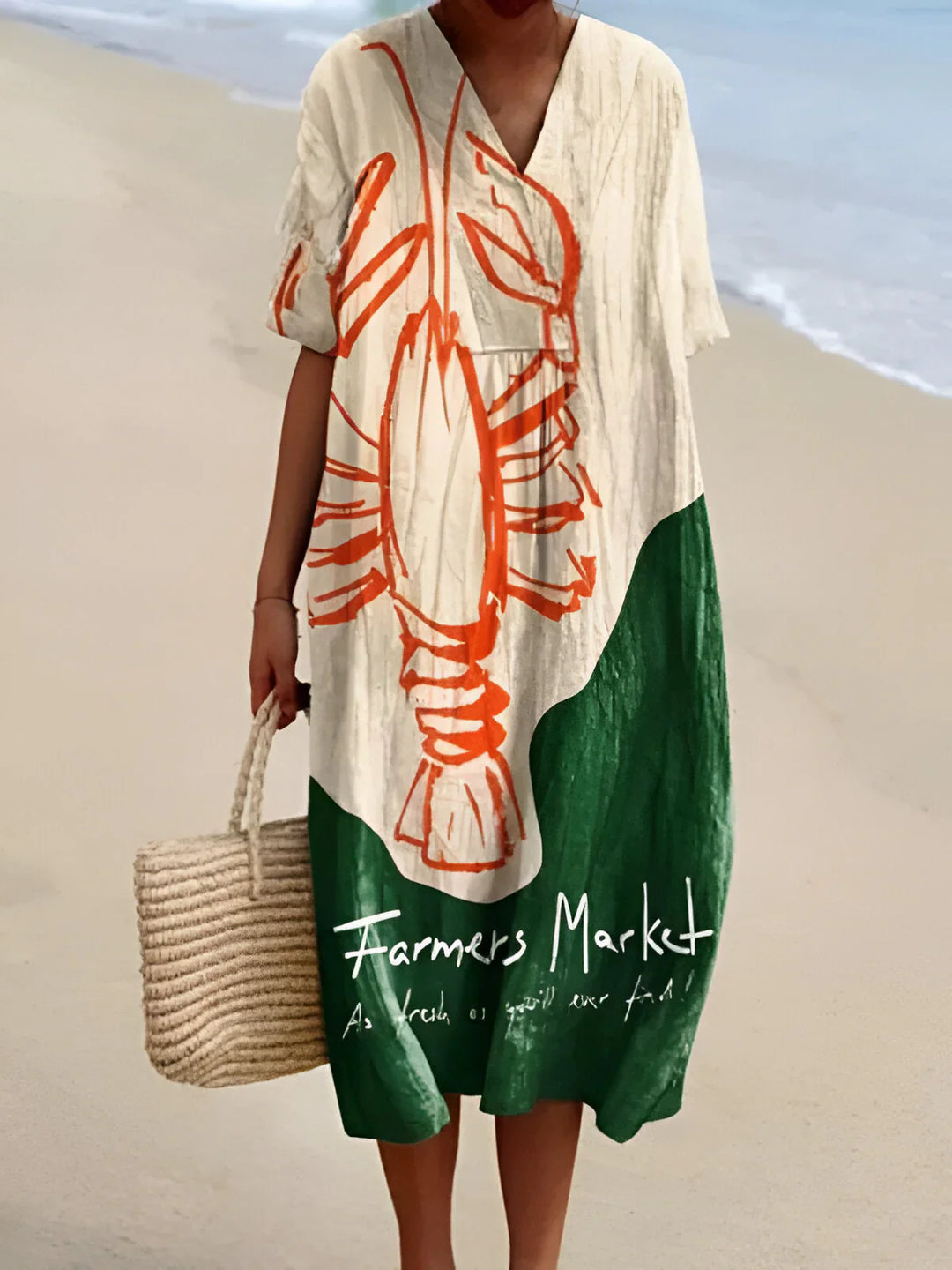 DOROTHY – LOBSTER MARKET DRESS