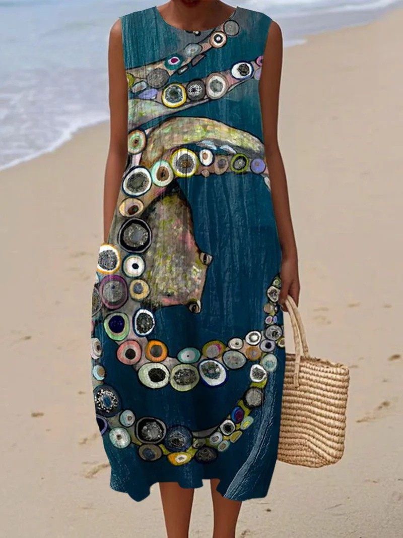 DOLLY – CASUAL CHIC SLEEVELESS DRESS