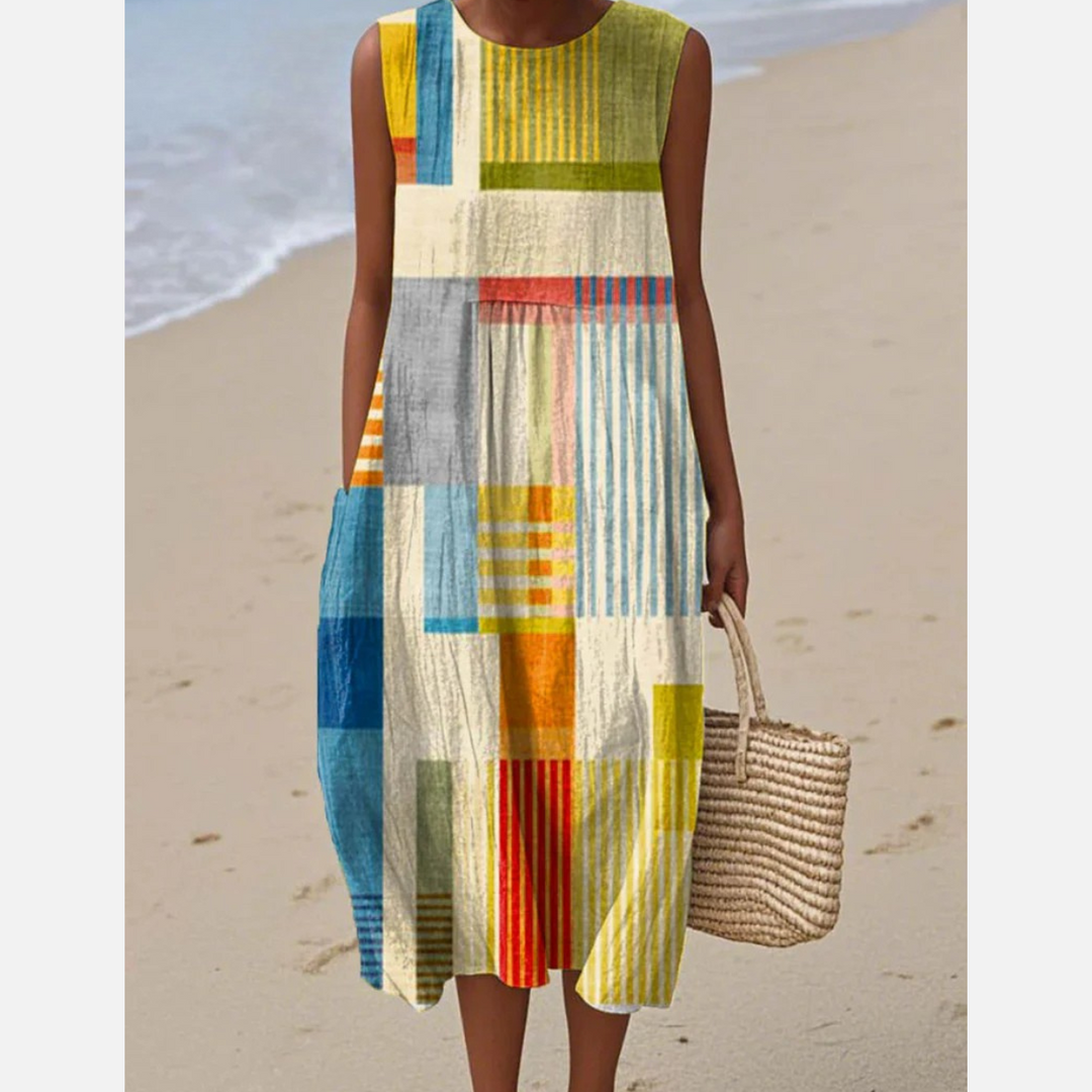 NAYARA – MODERN PATCHWORK DRESS