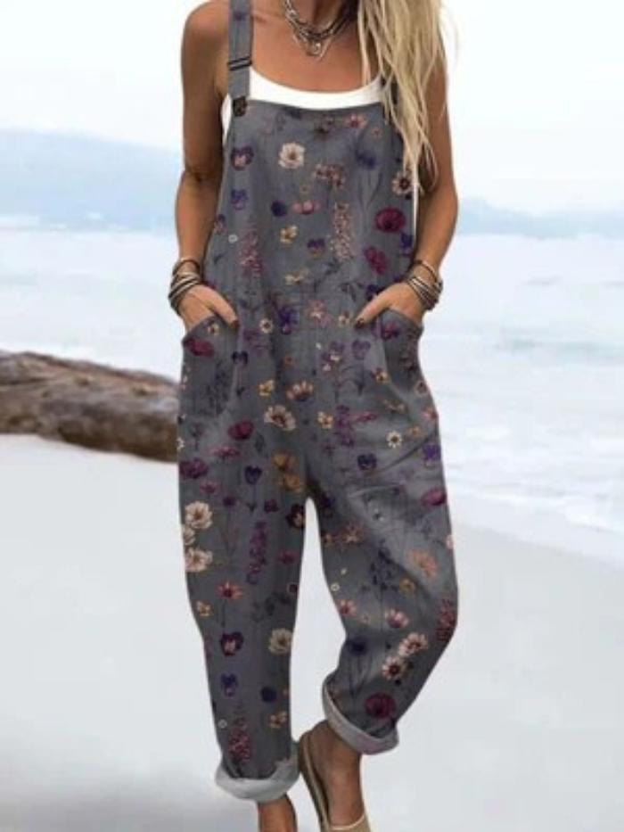 VIVIANNE – MIDNIGHT BLOOM JUMPSUIT