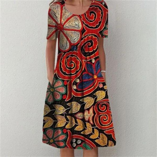 VIRELLE – MOSAIC BREEZE DRESS