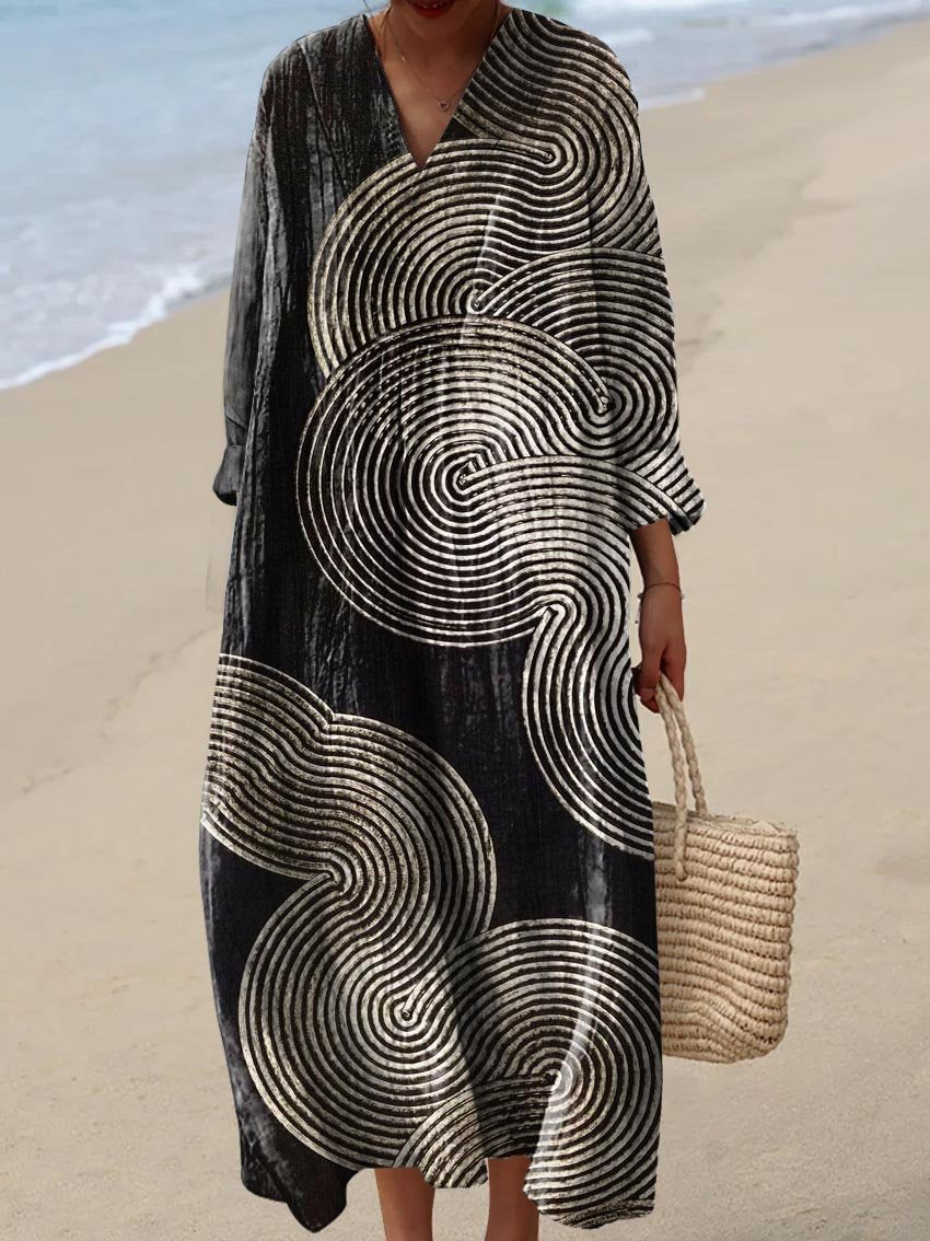 SAYRA – ETHNIC PATCHWORK DRESS