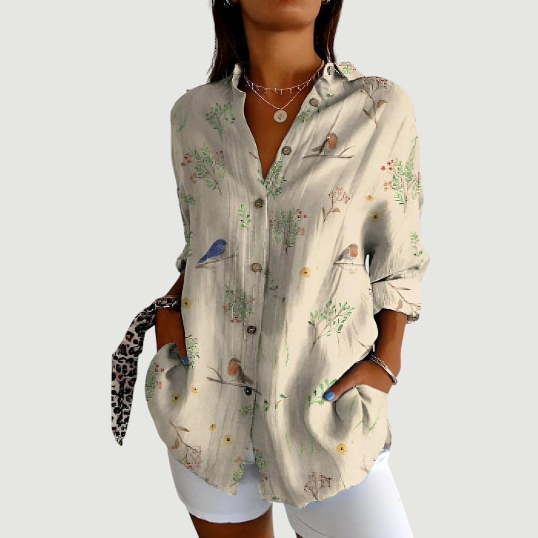 ELSPETH – SOFT NATURE SHIRT BLOUSE