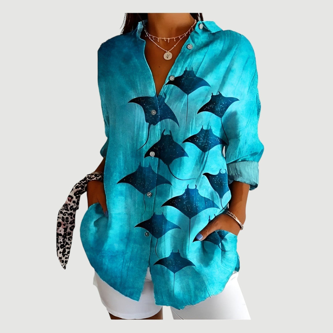 ALIYAH – OCEAN GRACE SHIRT BLOUSE