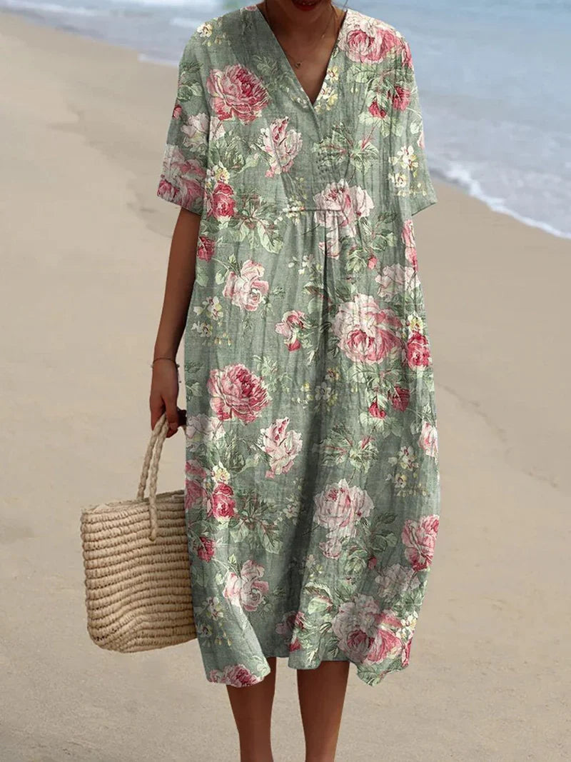 MAISIE – VINTAGE FLORAL DRESS