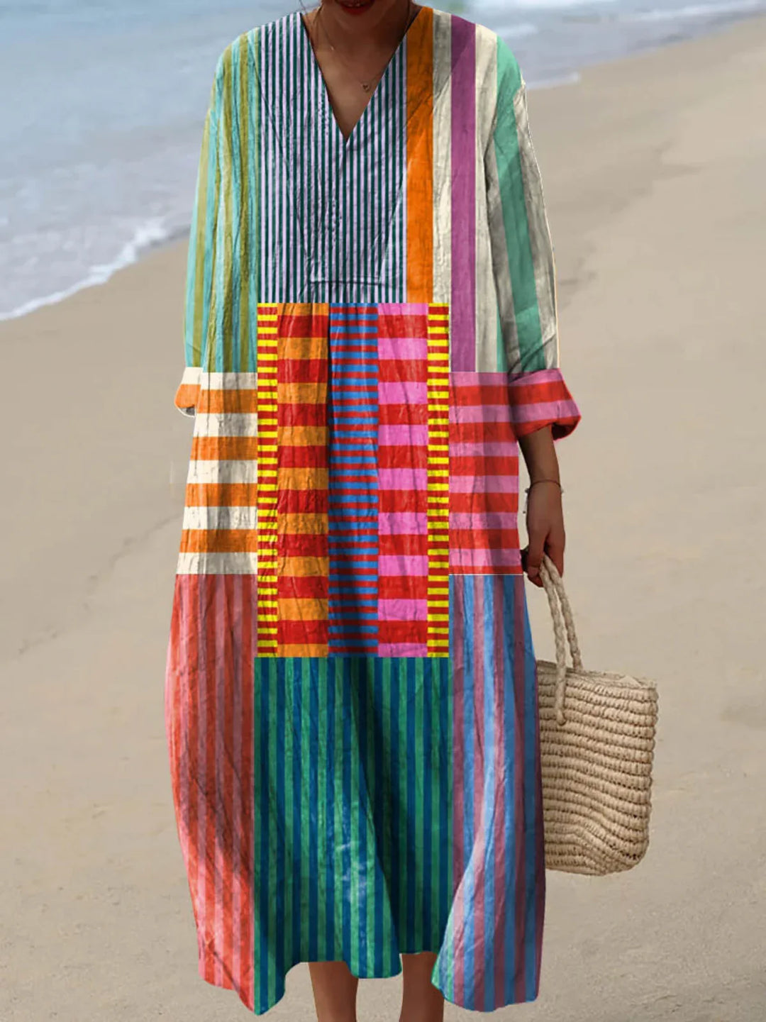 ZAYLA – PATCHWORK MAXI DRESS
