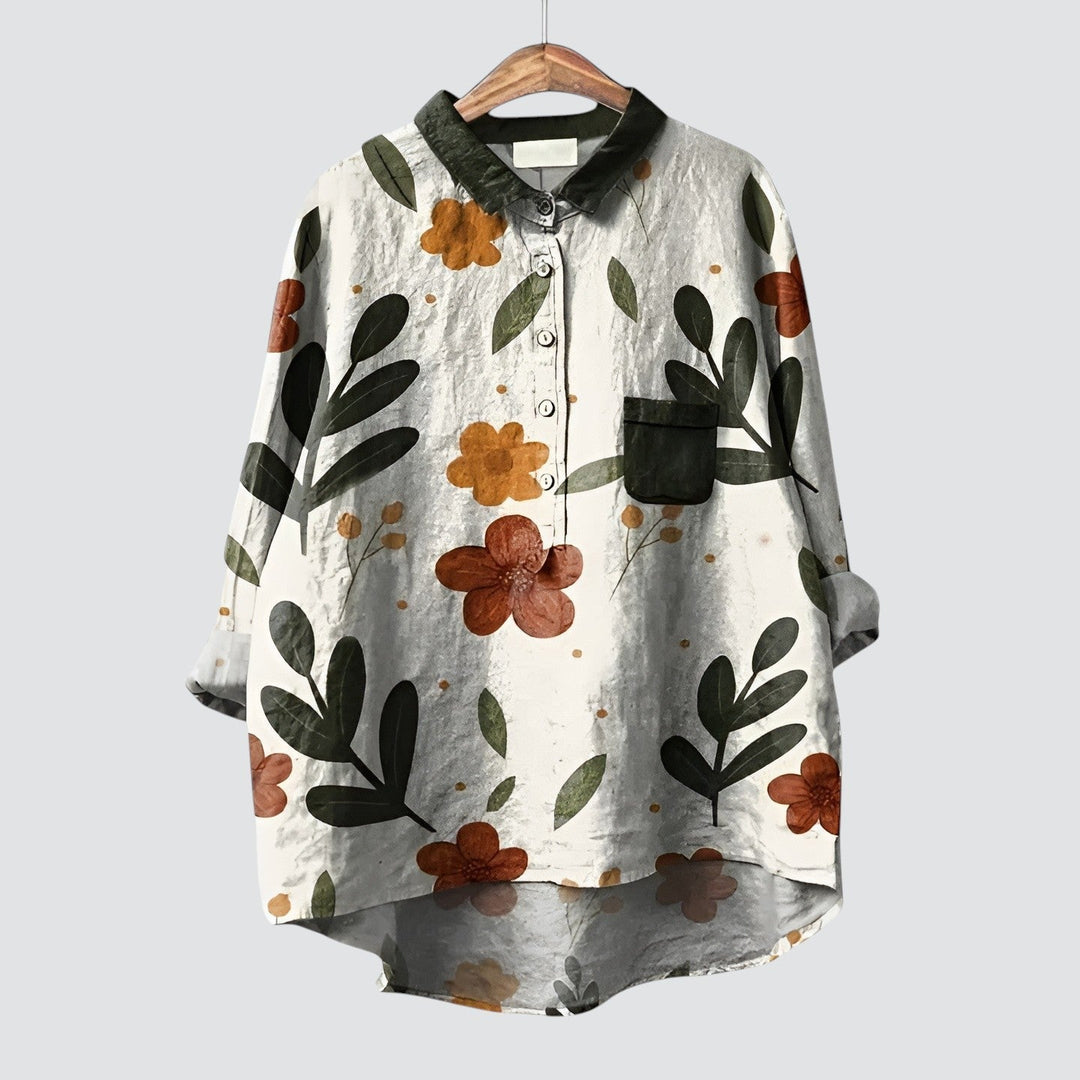 ETTA – RUSTIC PETAL SHIRT BLOUSE