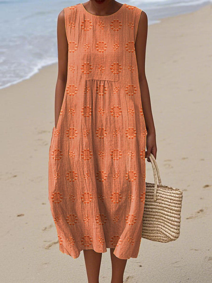 CELIA –  ELEGANT SLEEVELESS DRESS