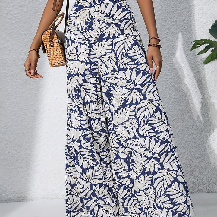 PALMERA - TROPICAL WIDE-LEG TROUSERS
