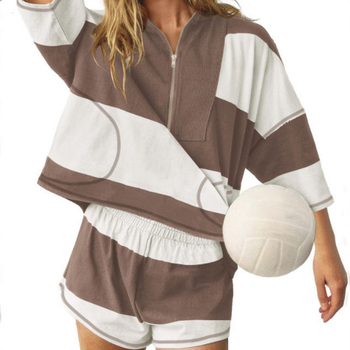 NADINE – STRIPED LOUNGE SET