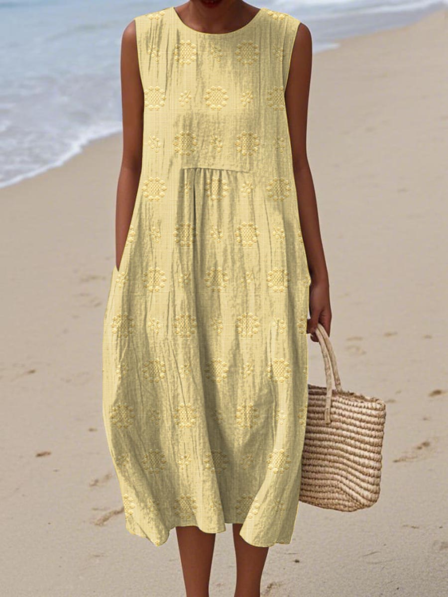 CELIA –  ELEGANT SLEEVELESS DRESS