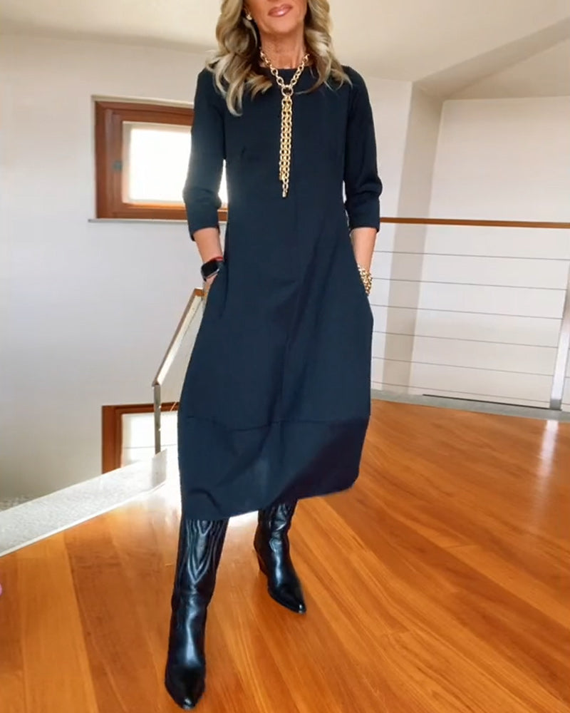 VANESSA – EVERYDAY ELEGANCE MIDI DRESS