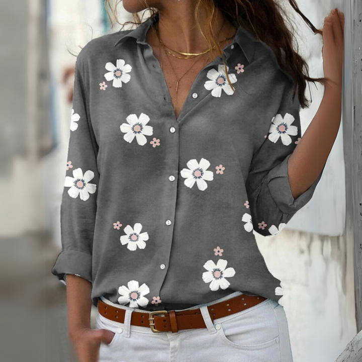 DARLEEN – ELEGANT FLORAL BLOUSE