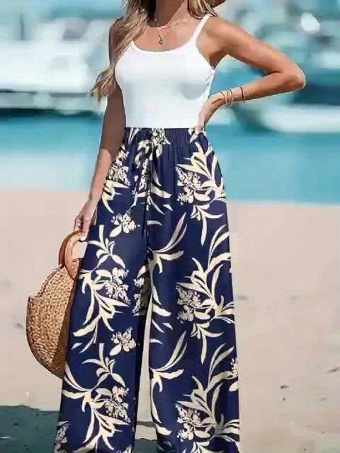 VIVIAN – WIDE-LEG FLORAL TROUSERS