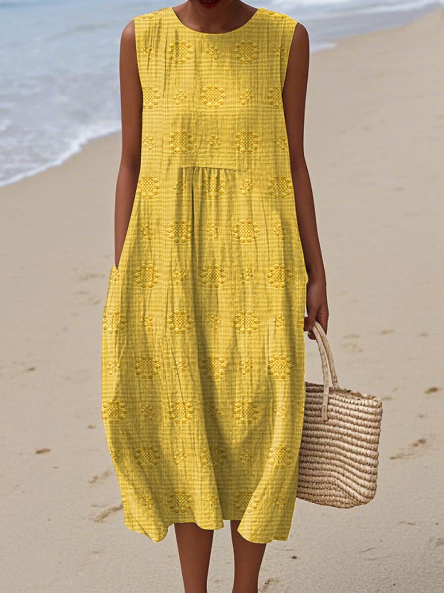CELIA –  ELEGANT SLEEVELESS DRESS