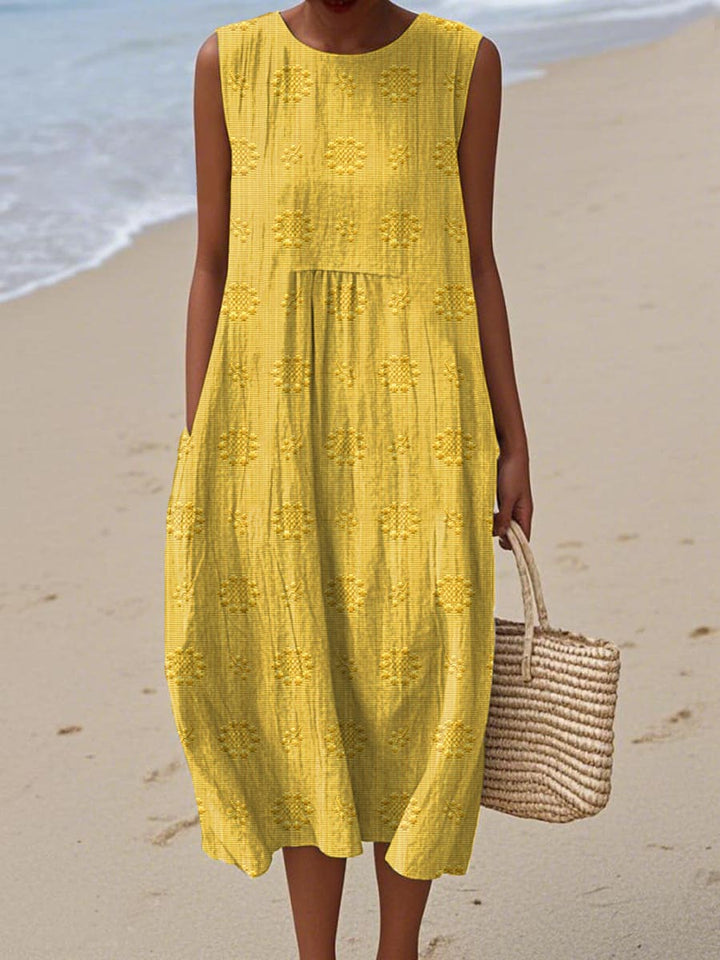 CELIA –  ELEGANT SLEEVELESS DRESS