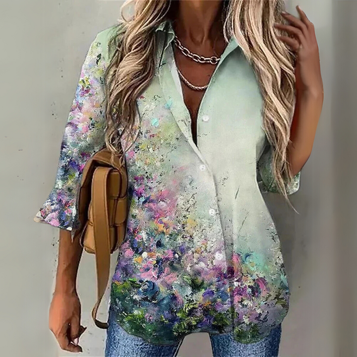 DACIA – EFFORTLESS FLORAL ELEGANCE BLOUSE