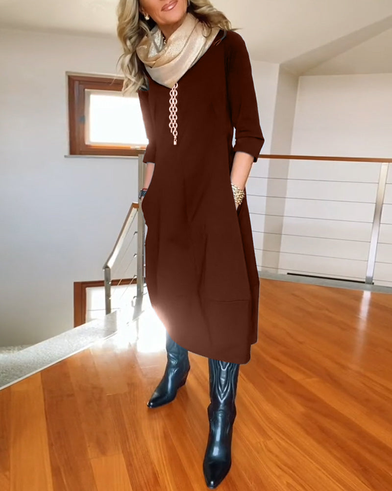 VANESSA – EVERYDAY ELEGANCE MIDI DRESS