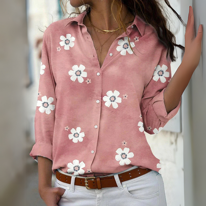 DARLEEN – ELEGANT FLORAL BLOUSE
