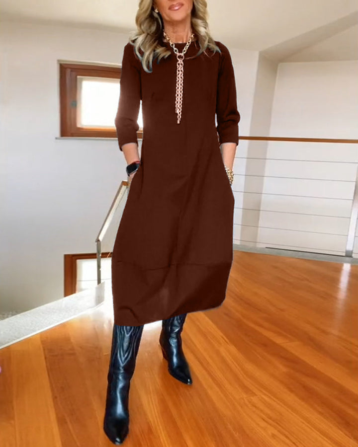 VANESSA – EVERYDAY ELEGANCE MIDI DRESS