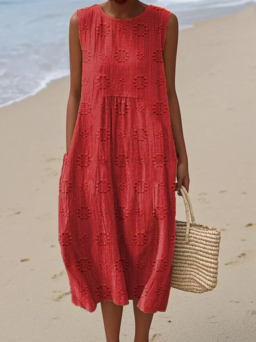 CELIA –  ELEGANT SLEEVELESS DRESS