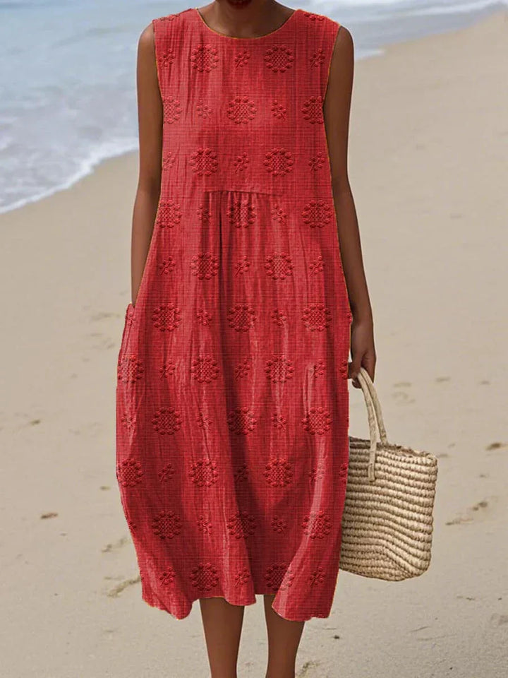 CELIA –  ELEGANT SLEEVELESS DRESS