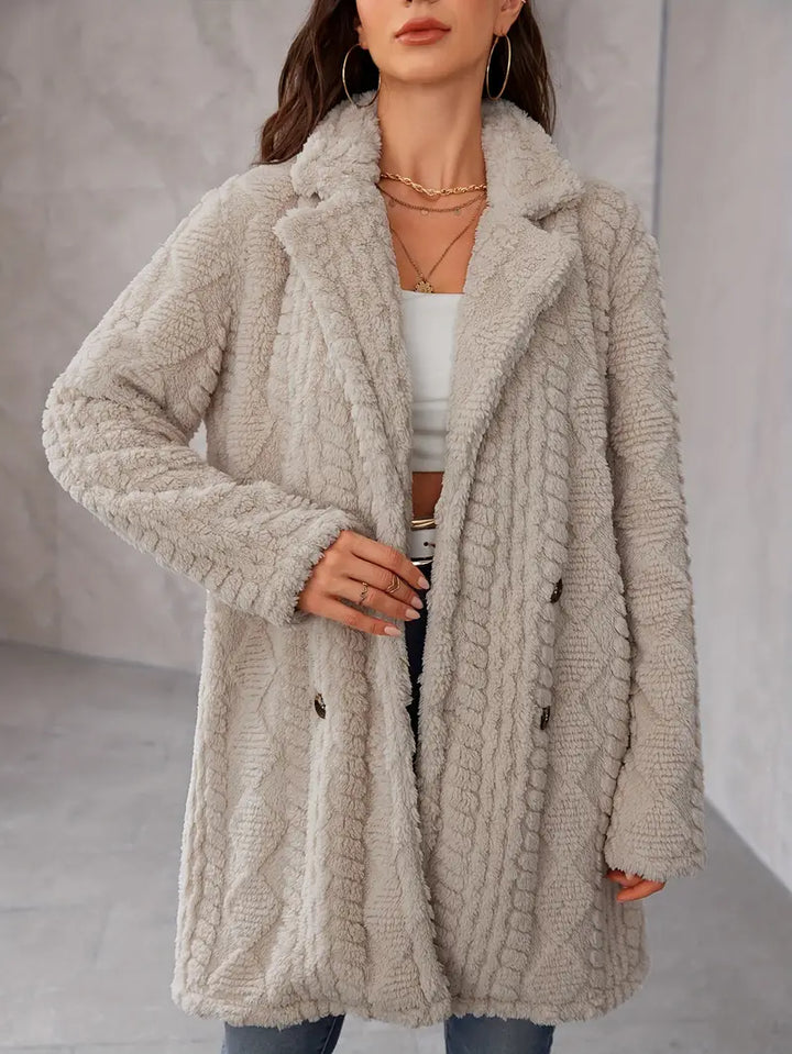 ARIYA - QUILTED DOUBLE-BREASTED WINTER JACKET