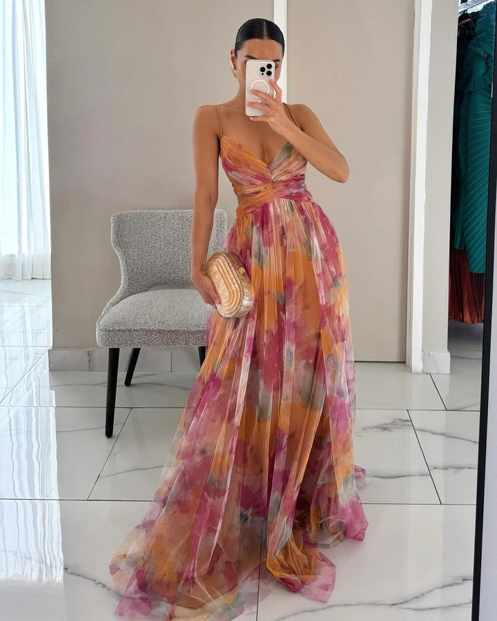 SOFIA - ELEGANT FLOWING MAXI DRESS