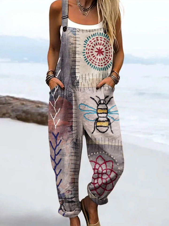ELEANOR – BOHO EMBROIDERED JUMPSUIT