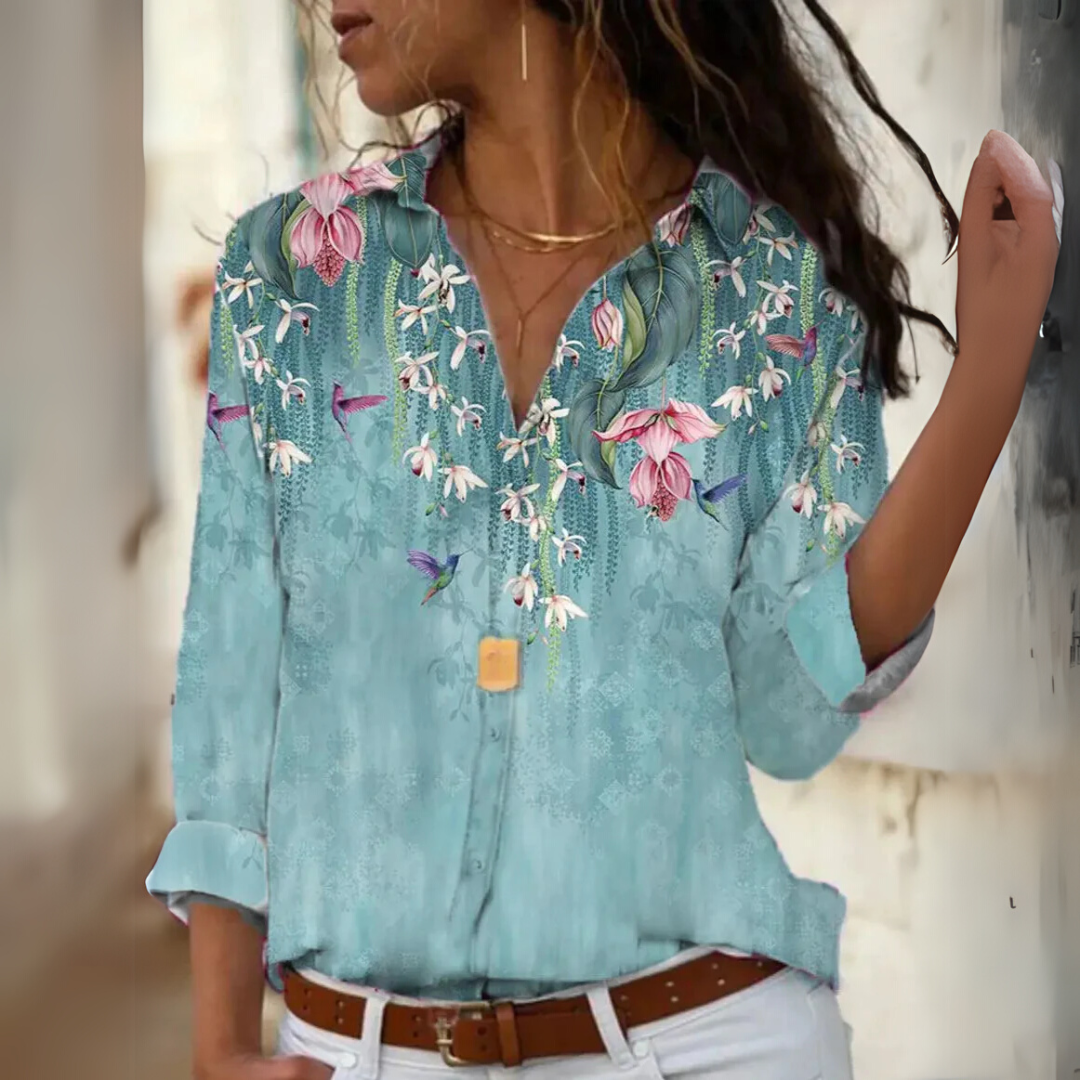 DEIRDRE – FLATTERING ELEGANCE BLOUSE