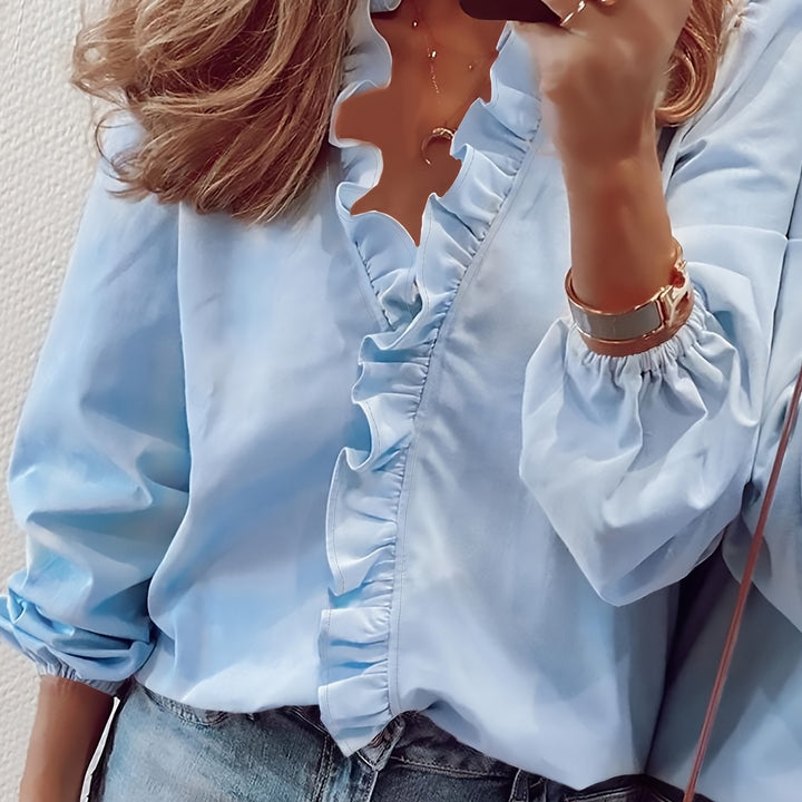 NORA – RUFFLE BLOUSE