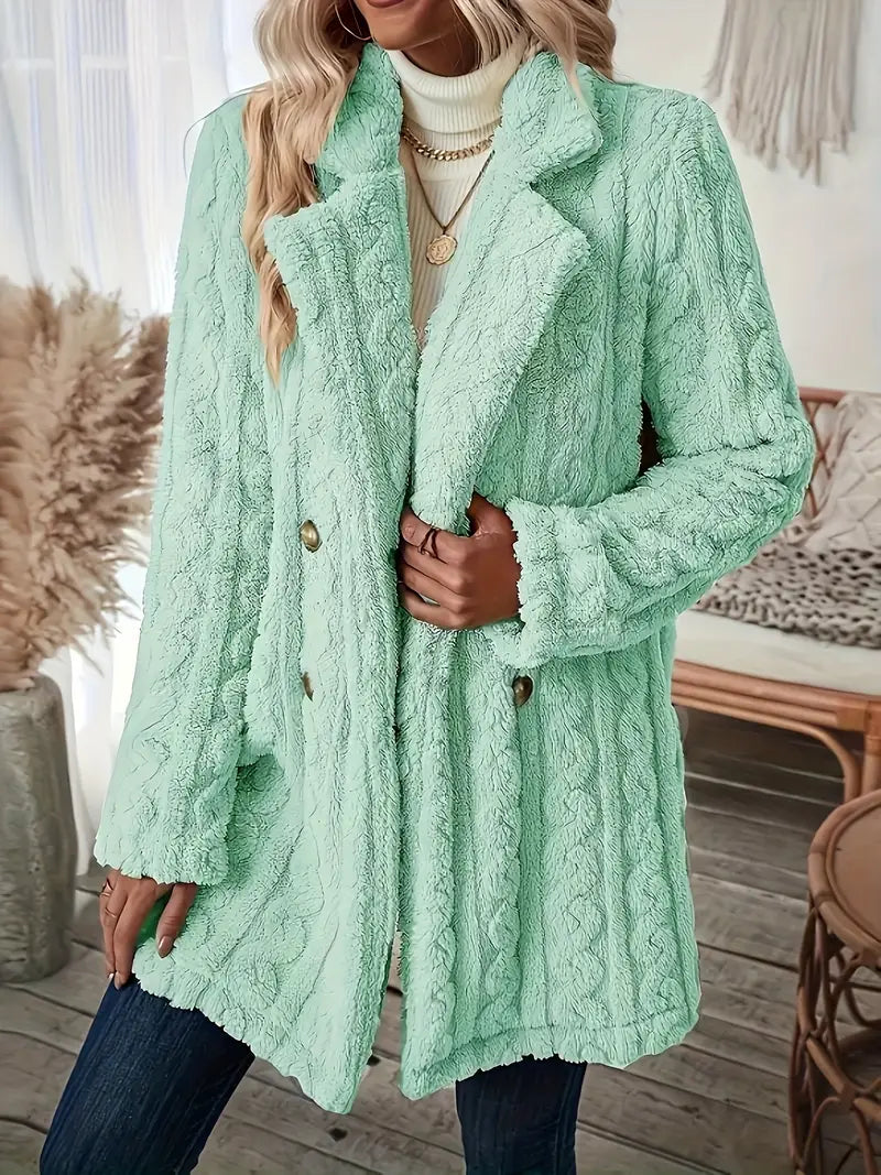 ARIYA - QUILTED DOUBLE-BREASTED WINTER JACKET
