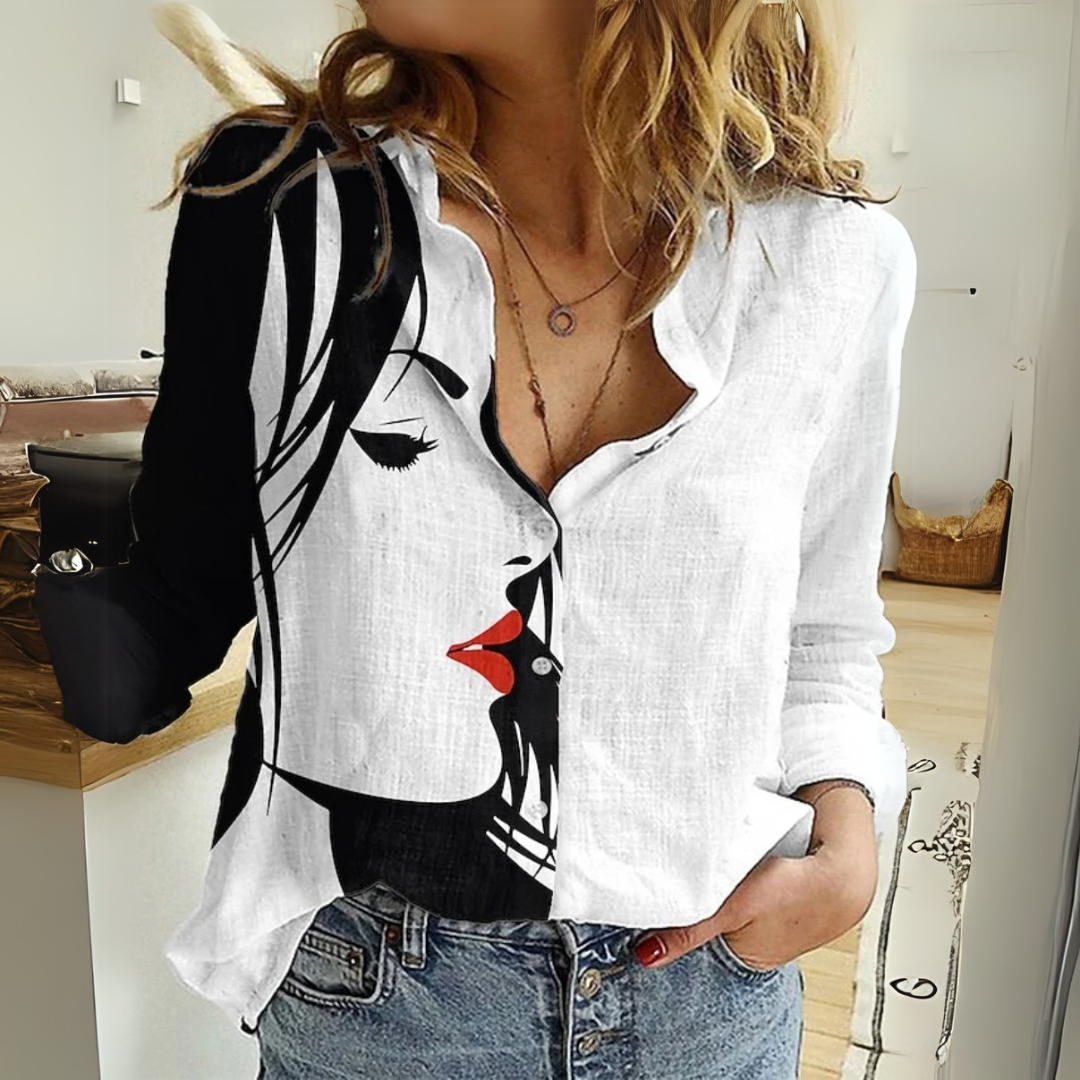 EVIE – ELEGANT WHISPERING WINGS BLOUSE