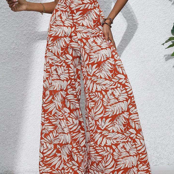 PALMERA - TROPICAL WIDE-LEG TROUSERS