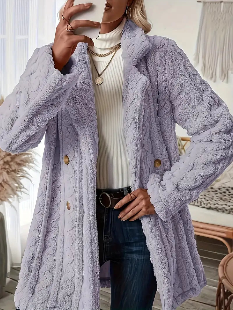 ARIYA - QUILTED DOUBLE-BREASTED WINTER JACKET