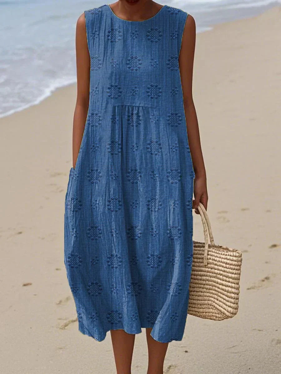 CELIA –  ELEGANT SLEEVELESS DRESS