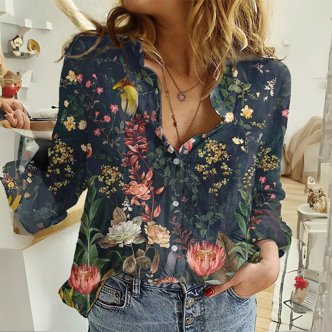 EVIE – ELEGANT WHISPERING WINGS BLOUSE