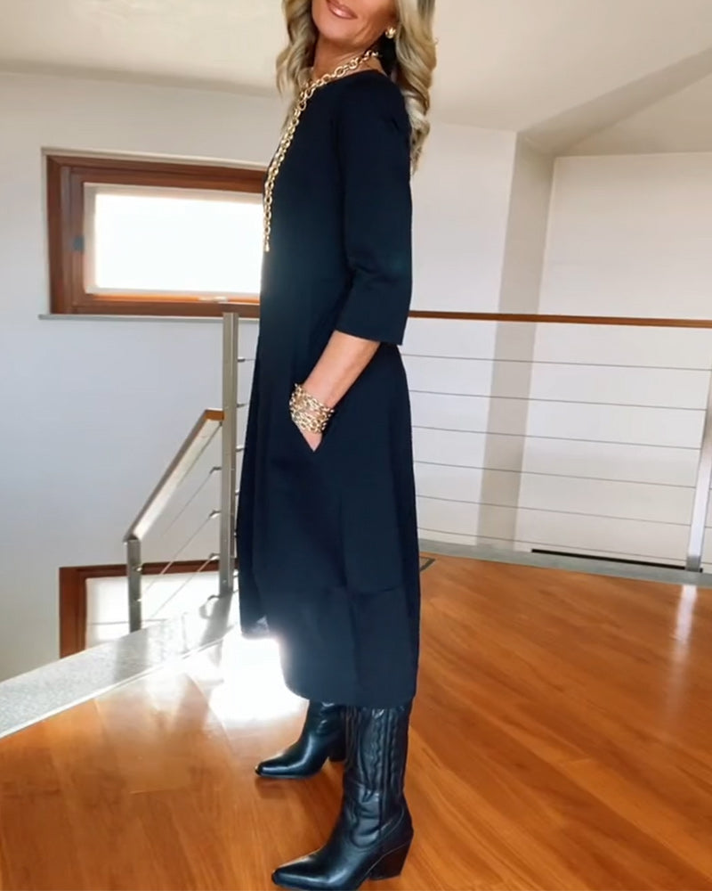 VANESSA – EVERYDAY ELEGANCE MIDI DRESS