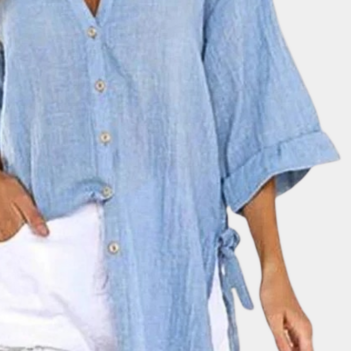 ALANA – BUTTON-UP SHIRT BLOUSE