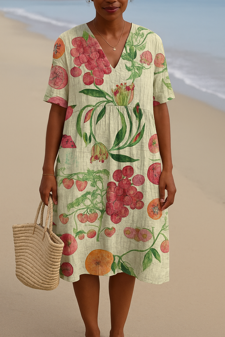 MARISTEL – VINTAGE BOTANICAL DRESS